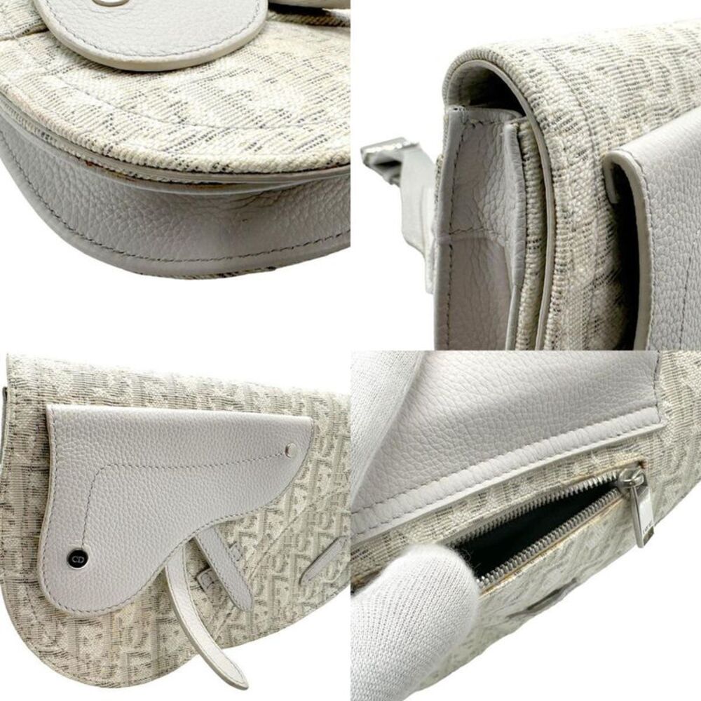 Dior Saddle Beige Canvas Shoulder Bag (Pre-Owned) - Picture 5 of 5